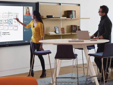 microsoft and steelcase creative workspaces