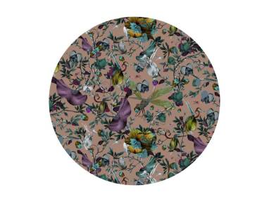 biophillia nude round moooi carpets On White