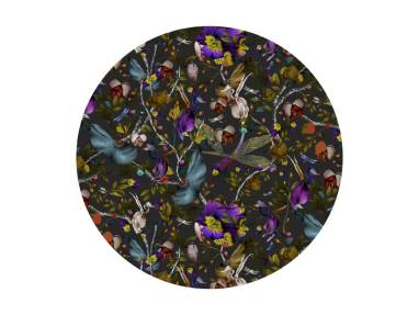 Biophillia Dark Slate Round Moooi Carpets On White