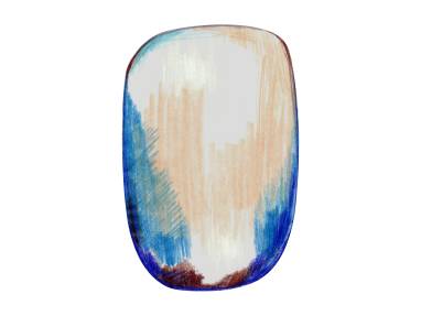 Scribble Blue Grey Beige Moooi Carpets On White