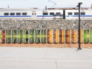 PolyVision a3 CeramicSteel, Arvada Ridge Rail Station, Arvada, CO.