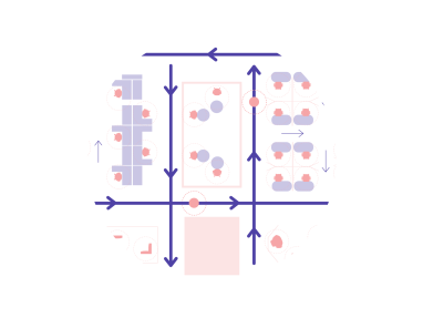 circulation patterns icon