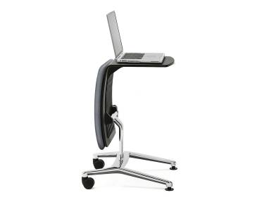 Leap laptop supporter with wheels
