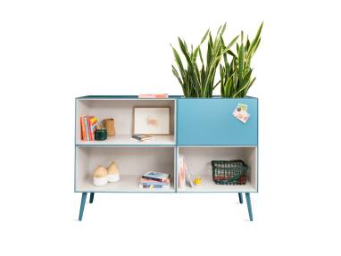 Volum Art Freestanding Bookcase on white background