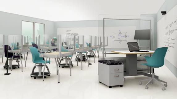 classroom application for post-covid learning spaces