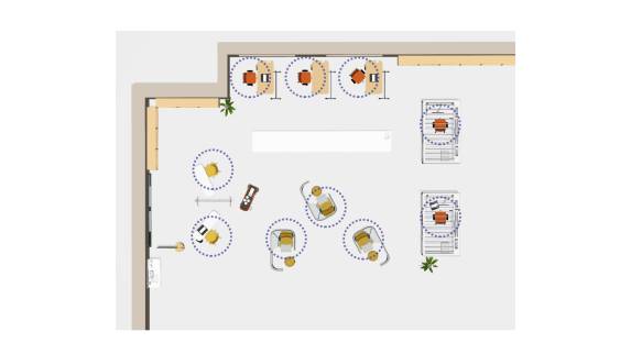 education library space floorplan view