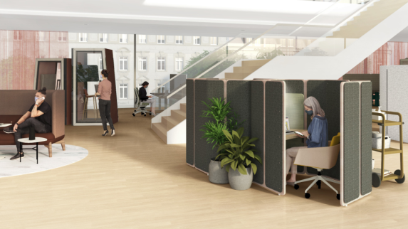 Work Better personal spaces illustration