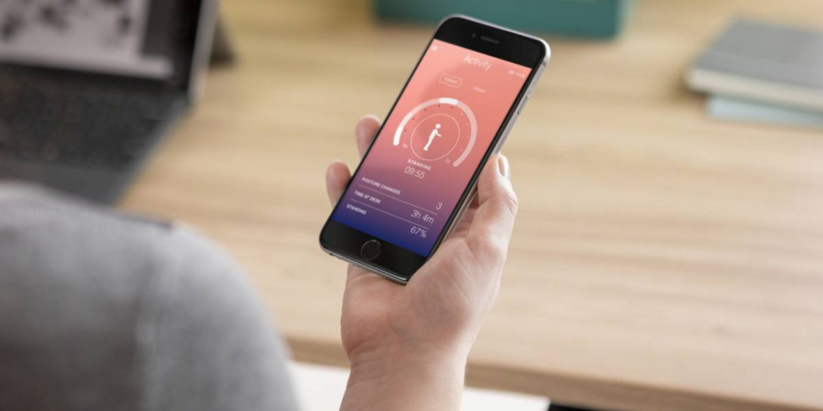 Hohenverstellbarer Schreibtisch Mit Rise App Steelcase