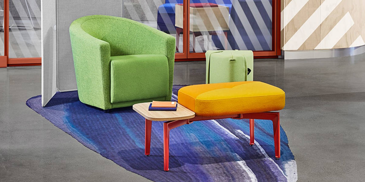 Bassline Upholstered Office Bench Seating Steelcase