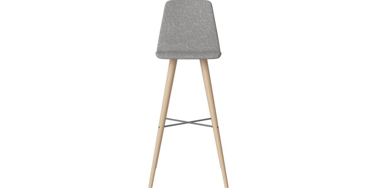 Chaise de bar rembourrée haute Beaver