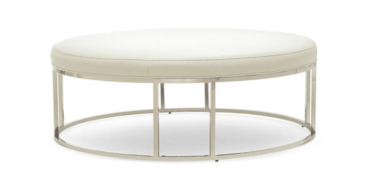 MGBW Carmen Round Cocktail Ottoman