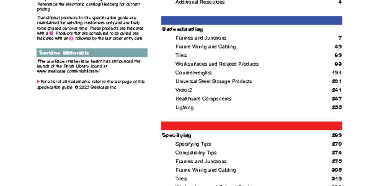 Montage Solutions Spec Guide Steelcase