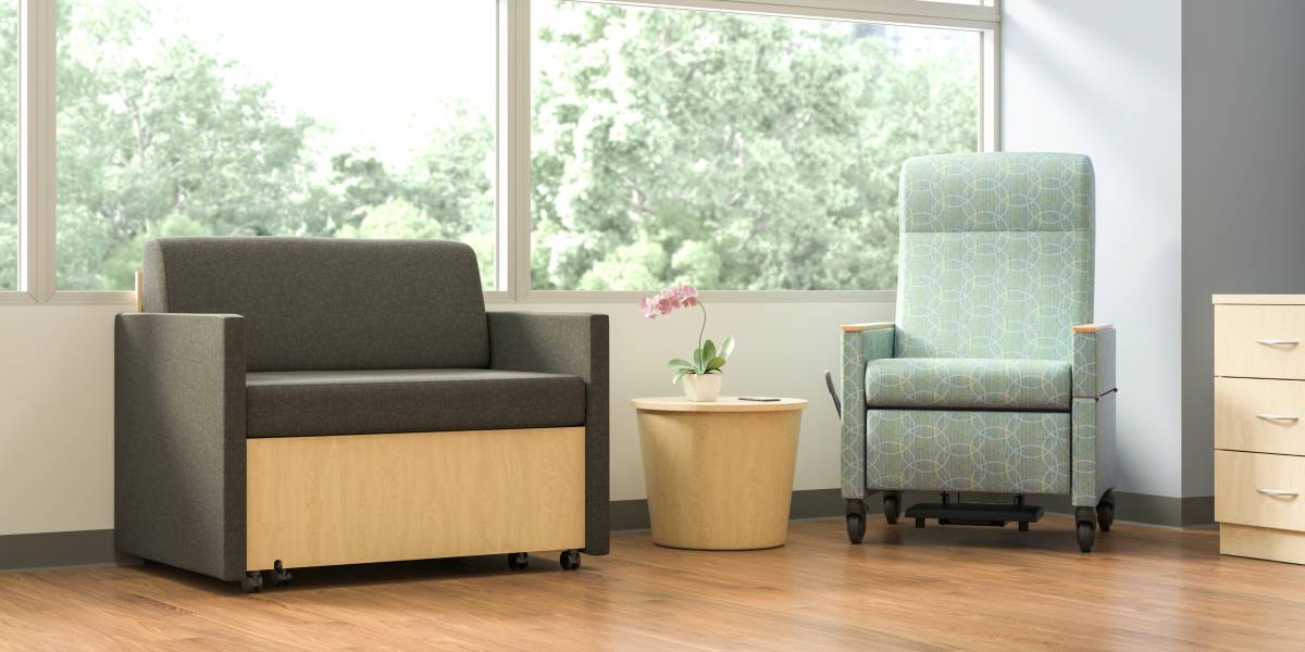 Xtenz & Double Xtenz Hospital Sofa Sleepers Steelcase