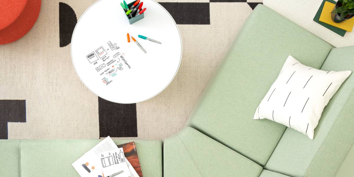 Turnstone Modern Campfire Paper Table Steelcase