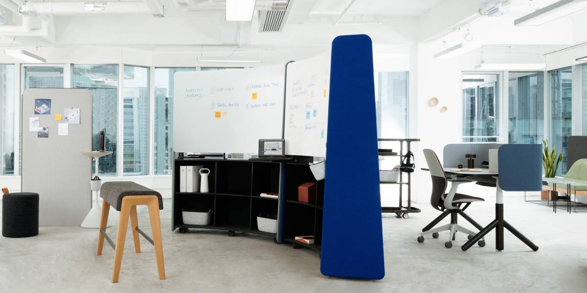 Steelcase Flex Huddle Hub（フレックス・ハドル・ハブ） - コラボレーション用ホワイトボード - Steelcase