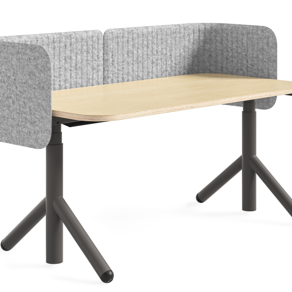 Bureau Reglable En Hauteur Assis Debout Steelcase
