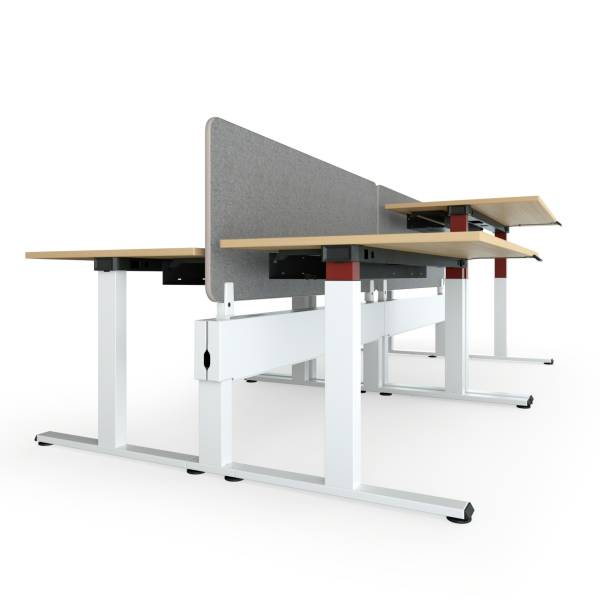 Bureau Reglable En Hauteur Assis Debout Steelcase