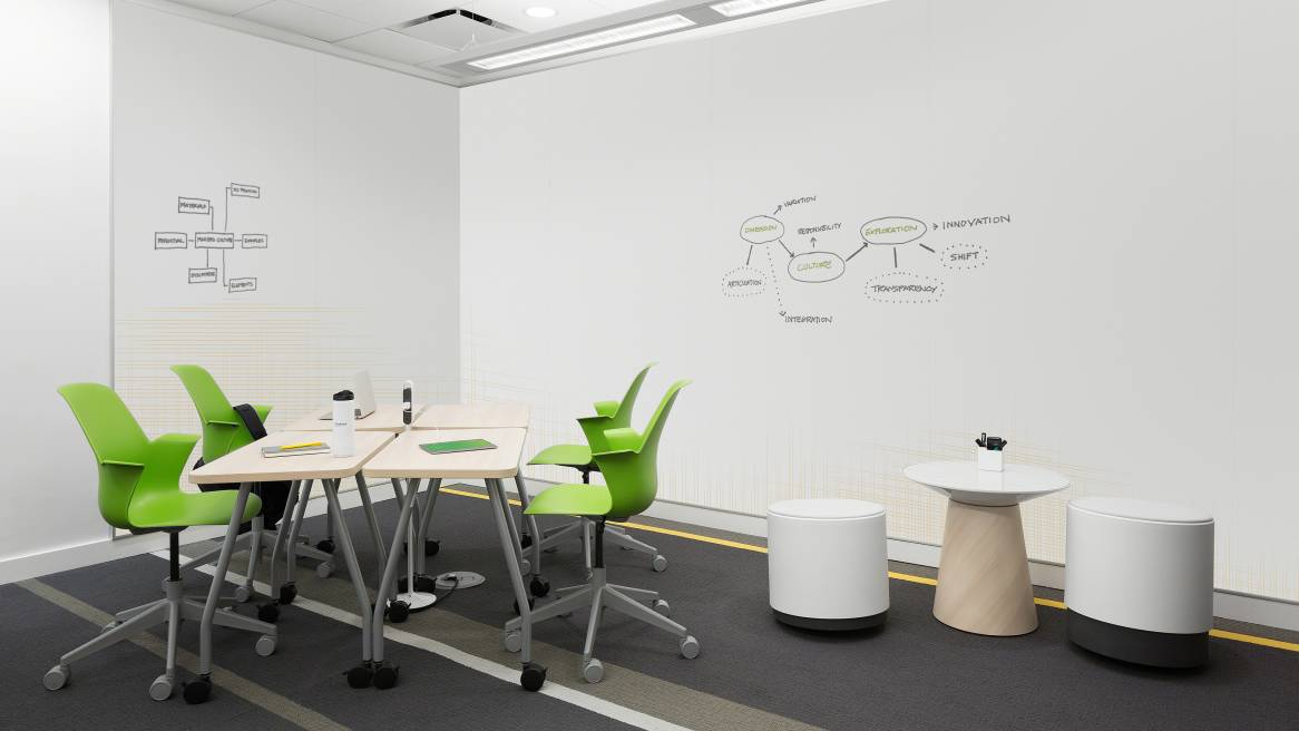 Workwall Full Wall Whiteboard Steelcase