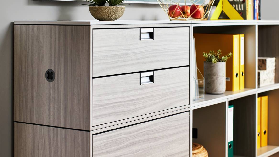 Flexbox Modular Mobile Office Storage Unit Steelcase
