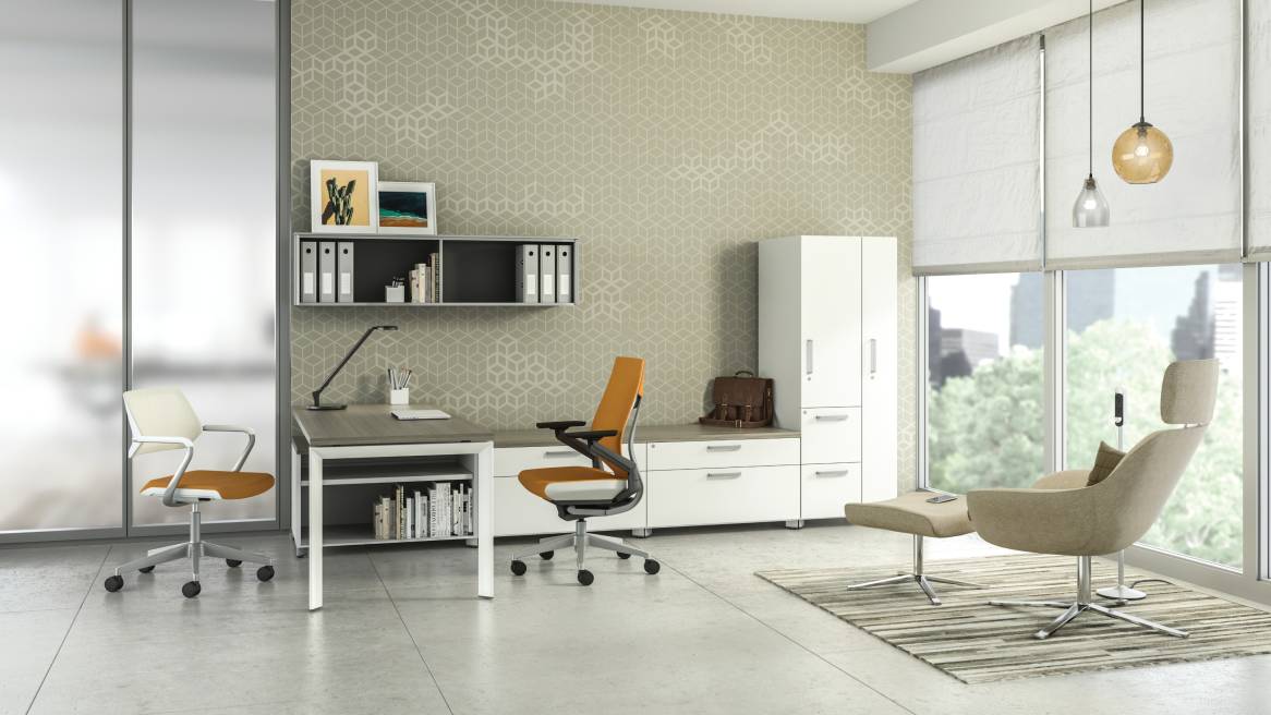 Answer Freestanding Individual Private Workstation Steelcase
