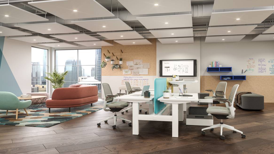 Migration Adjustable Sit And Stand Desks Benches Steelcase