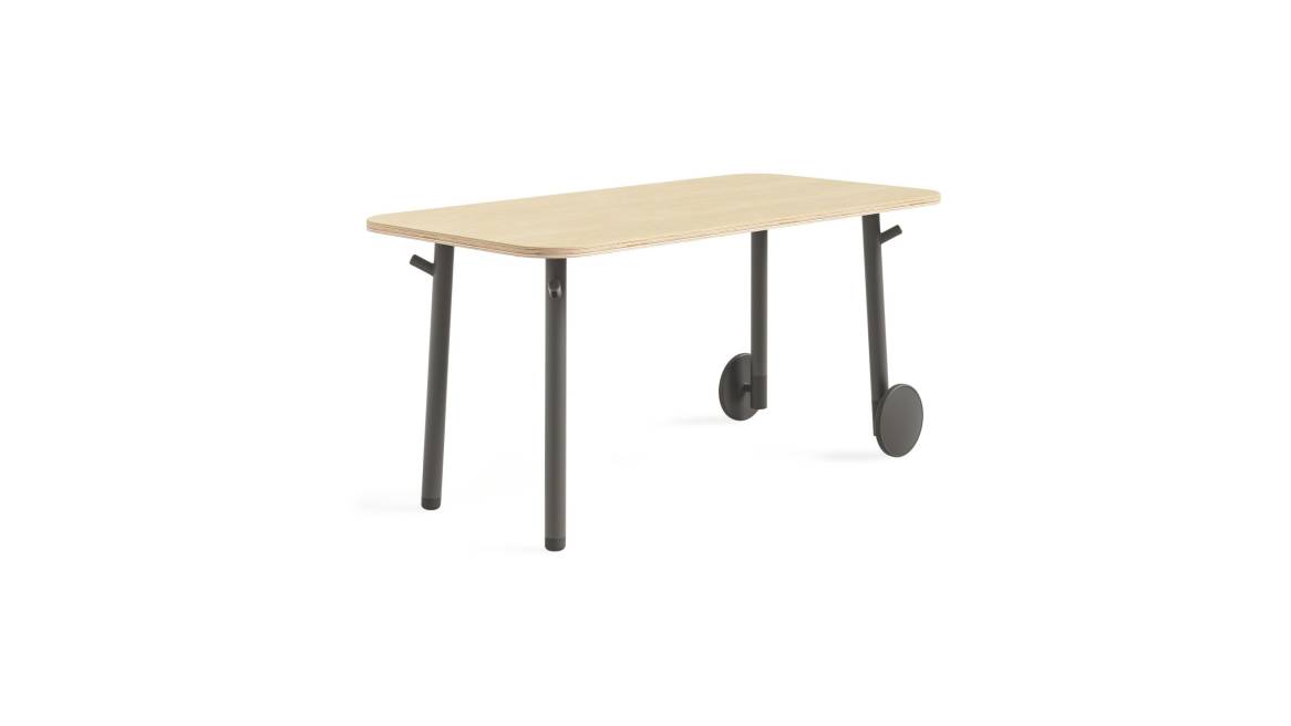 Steelcase Flex Standing Height Rolling Tables Steelcase