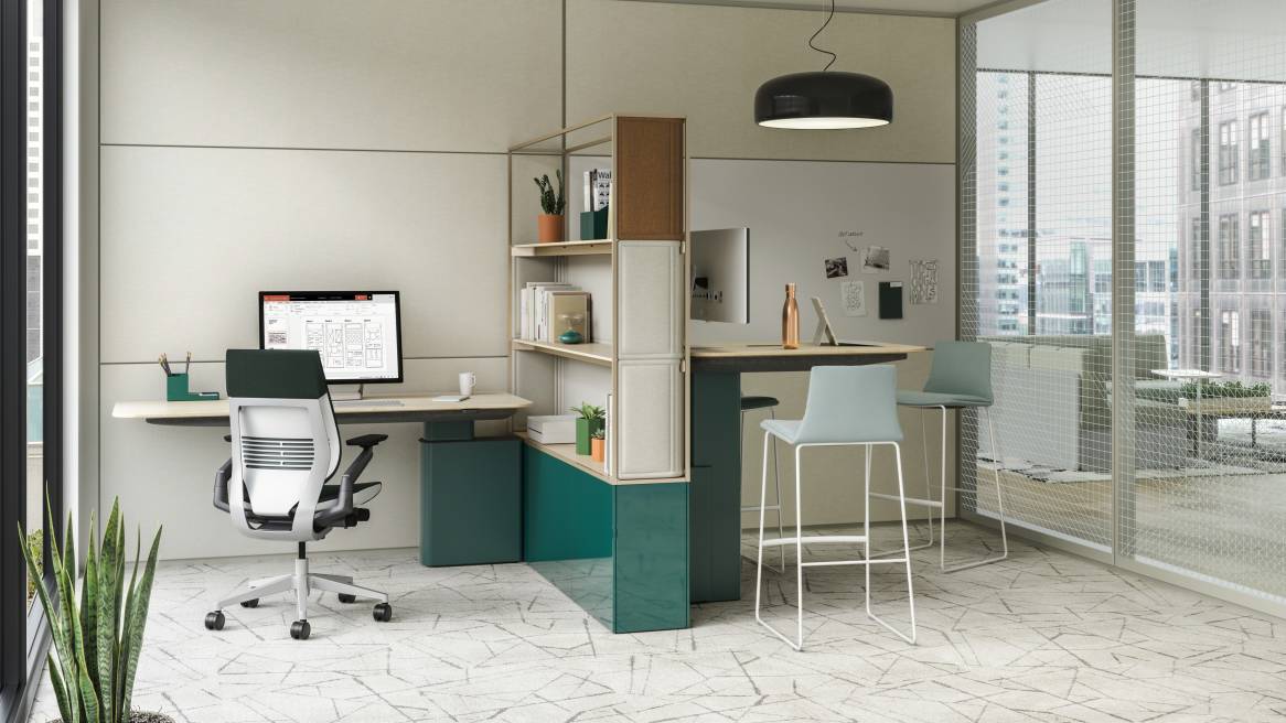 Mackinac Adjustable Height Work Surface Steelcase