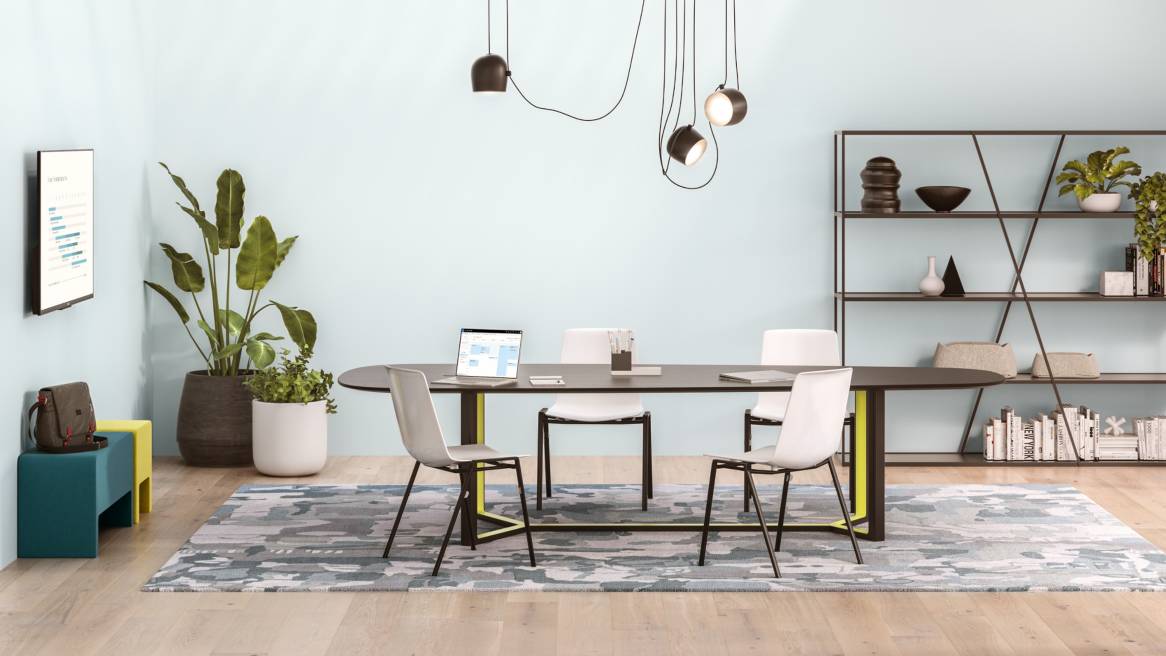 Verlay Wood Conference & Meeting Table Steelcase