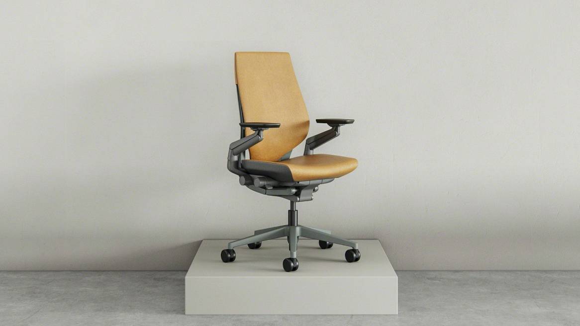 Featured image of post Light Tan Office Chair - Ergoduke eames replica low back leather soft pad management office chair (tan).