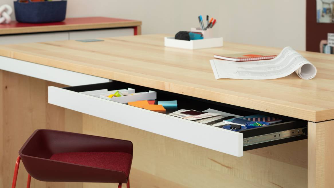 Campfire Big Coworking Large Working Table Steelcase