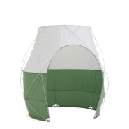 white background of a green Pod Tent