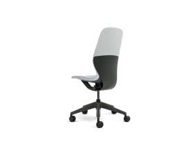 SILQ Armless office chair on white