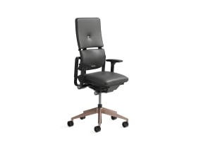 Please task chair with LUX base on white background