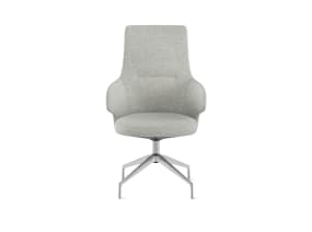 Massaud Mid Back Conference Chair Integrated Arm, on Glides