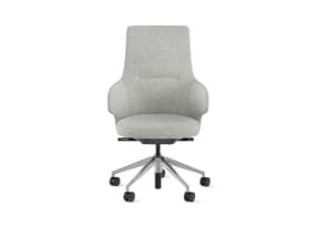 Massaud Mid Back Conference Chair Integrated Arm, on Casters