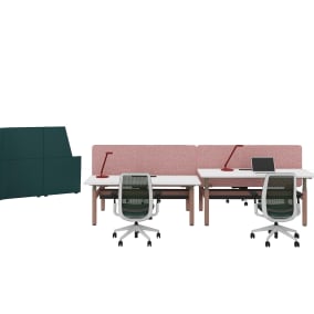 Migration SE Pro Bench, Steelcase Series 2 Taiga Concept, Viccarbe Last Minute Stool, Orangebox Away From the Desk, Orangebox Cubb Chair