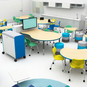 Bivi Trunk, Brody Footrest, Campfire Lounge, Alight Ottoman, a3 Ceramic Motif Panel, Smith System Ying-Yang Engage Elemental Table, Smith System Flavors Chair, Cascade Mid-Case, a3 Ceramic Flow Whiteboard, Smith System Rectangle Sit Stand Student Desk, Shortcut Stool, Flex Team Cart, Smith System Cookie Interchange Table, Smith System Interchange Diamond Desk, Smith System Engage Multimedia Table, Campfire Paper Table, Campfire Skate Table, Universal Storage, Turnstone Buoy, Campfire Slim Table Planning Idea