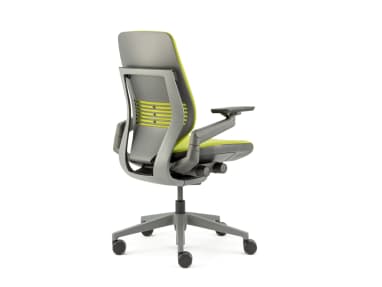 Gesture office chair on white background