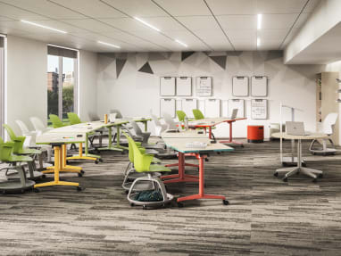 Verb FlipTop Table and node chairs