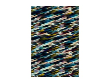 Diagonal Gradient Dark Moooi Carpets On White