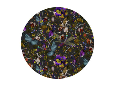 Biophillia Dark Slate Round Moooi Carpets On White