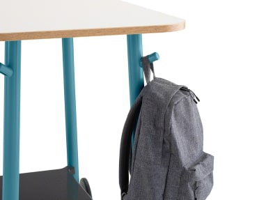 Steelcase Flex Tables hook on white