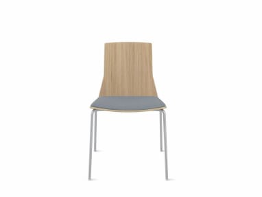 Montara650 Wood Shell Chair with Upholstered Seat