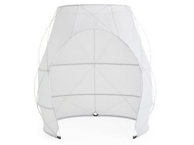 white pod tent