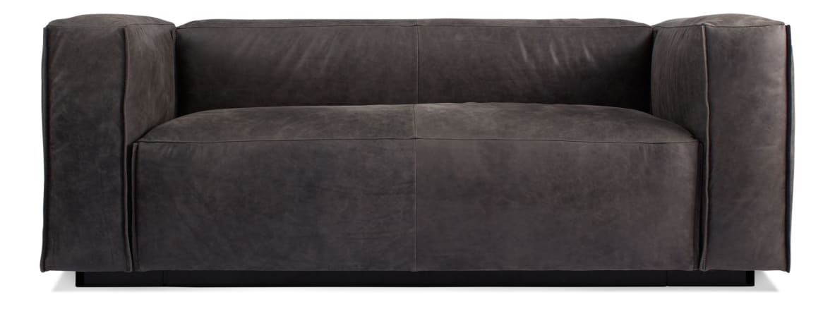 Cleon Leather Armed Sofa