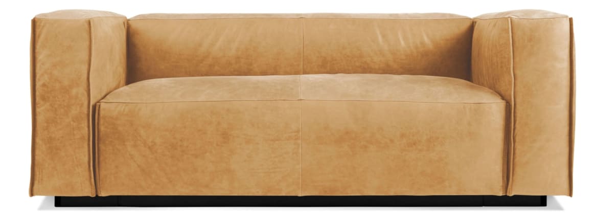 Cleon Leather Armed Sofa