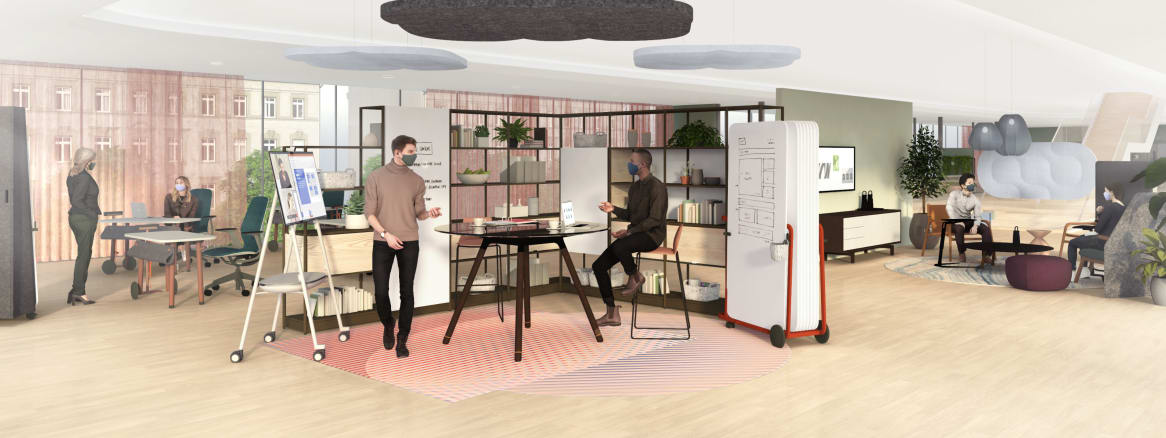 Collaboration Spaces main banner illustration