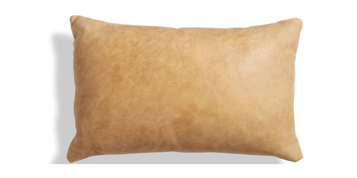 Blu Dot Signal Leather Lumbar Pillow