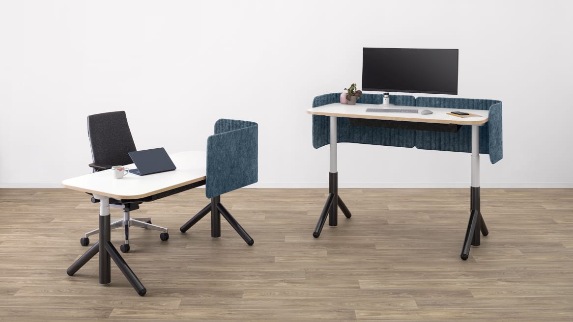 Steelcase Flex Height-Adjustable Desk environment