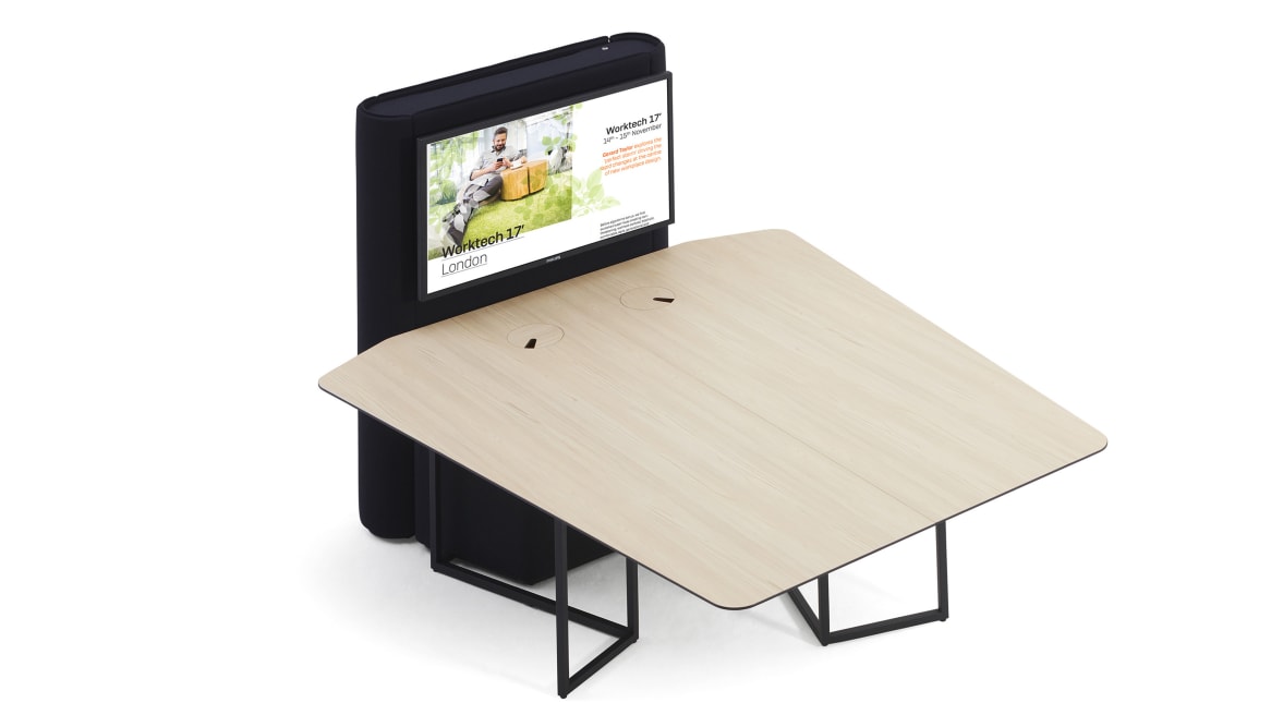 Fielding Worktables Orangebox Meeting + Classroom Tables On White